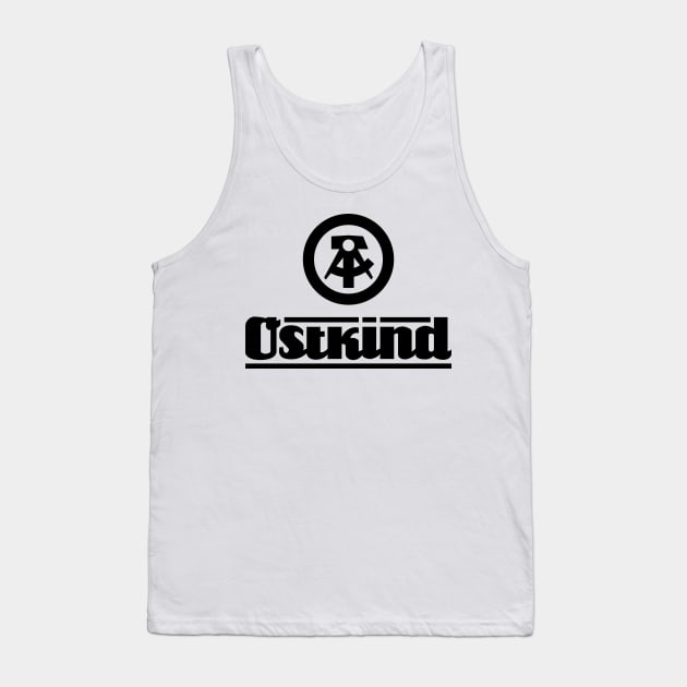 Ostkind with DDR logo (black) Tank Top by GetThatCar